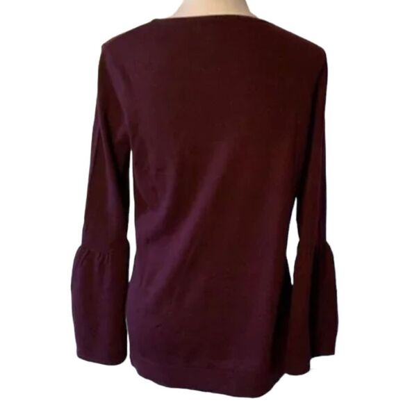 Calvin Klein Bell Sleeve Jewel Neck Tunic size S - Picture 4 of 5